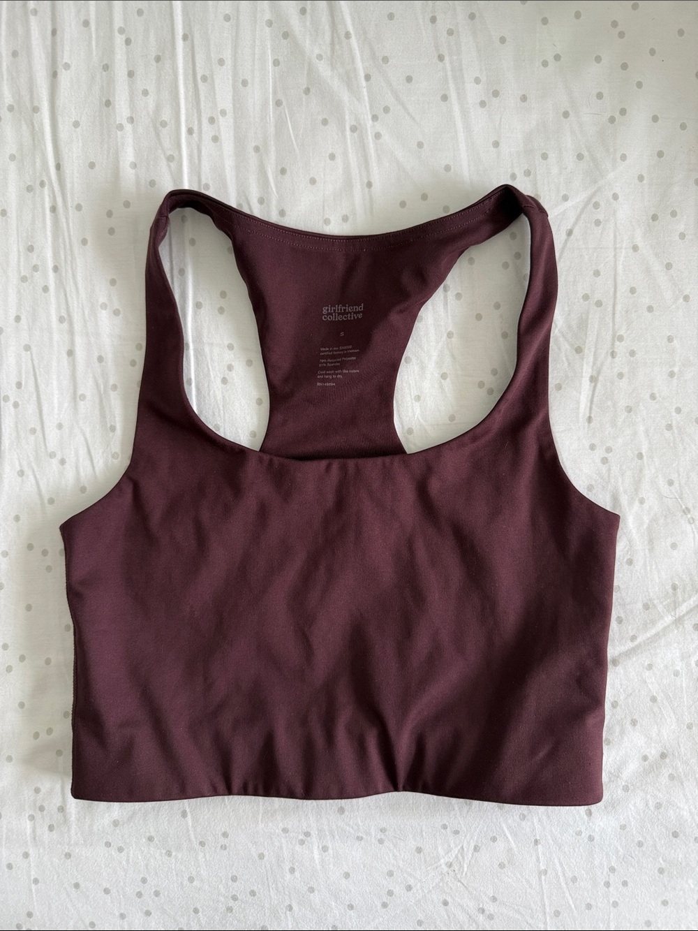 Girlfriend Collective Sports Bra - Size S